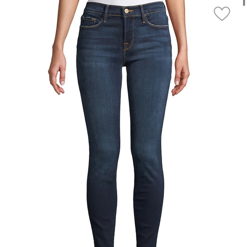 Frame ‘Le Skinny de Jeanne’ Dark Wash Jeans